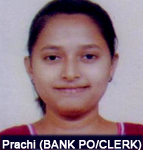 Prachi Cleared Bank Exam